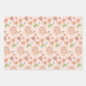 ベビーキリン水カラーハンド絵を描 ラッピングペーパーシート (正面)