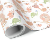 ベビーキリン水カラーハンド絵を描 ラッピングペーパー (ロールコーナー)