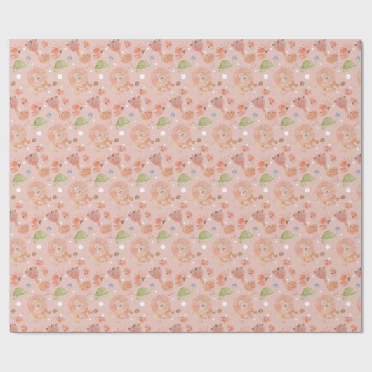 ベビーキリン水彩手包絵を描包紙 ラッピングペーパー (フラット)