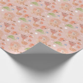 ベビーキリン水彩手包絵を描包紙 ラッピングペーパー (角)