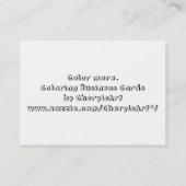 ベビーキリン着色名刺 名刺 (裏面)