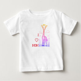 ベビーキリン着色本Tシャツ（幼児用） ベビーTシャツ