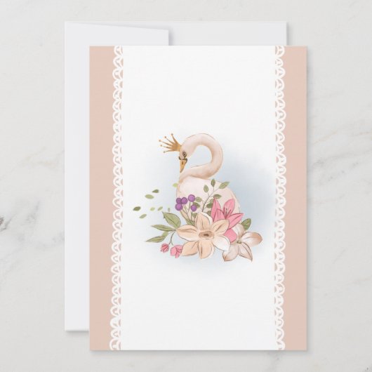 ベビーキリン誕生日パーティーへの招待 招待状 (裏面)