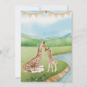 ベビーキリン誕生日招待状 招待状 (裏面)