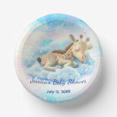 ベビーキリン雲の赤ちゃんシャワー ペーパーボウル (正面)