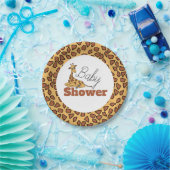 ベビーキリン、ベビーシャワー ペーパープレート (パーティー)