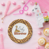 ベビーキリン、ベビーシャワー ペーパープレート (パーティー)