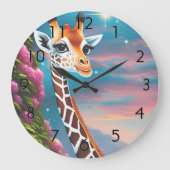 ベビーキリン ラージ壁時計 (正面)