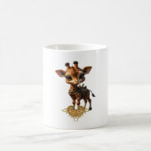 ベビーキリンinスチームパンク漫画スタイルクラシックT- コーヒーマグカップ (中央)