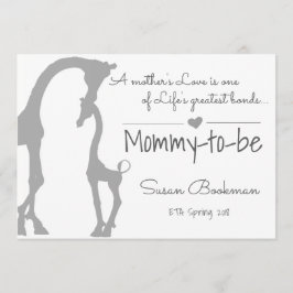 ベビーキリンmommy妊娠の発表 案内状