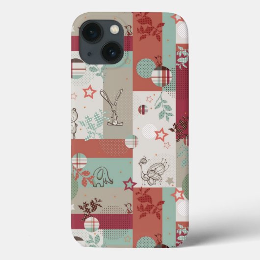 ベビーキルトパターン2 Case-Mate iPhoneケース (裏面)