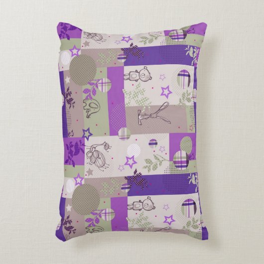 ベビーキルトパターン アクセントクッション (正面(垂直))