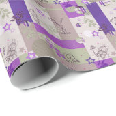 ベビーキルトパターン ラッピングペーパー (ロールコーナー)