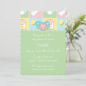 ベビーキルトベイビーシャワー招待状 招待状 (スタンド正面)