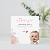 ベビーギフトサンキューカード サンキューカード (スタンド正面)