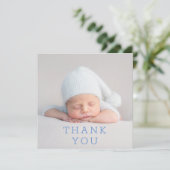 ベビーギフトサンキューベビー生まれたばかりのシャワー サンキューカード (スタンド正面)