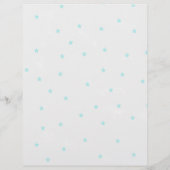 ベビーギフトビンゴかわいいユニコーン茶パーティーシャワー チラシ (裏面)