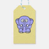 ベビーギフトラベル – 紫 ギフトタグ (裏面)