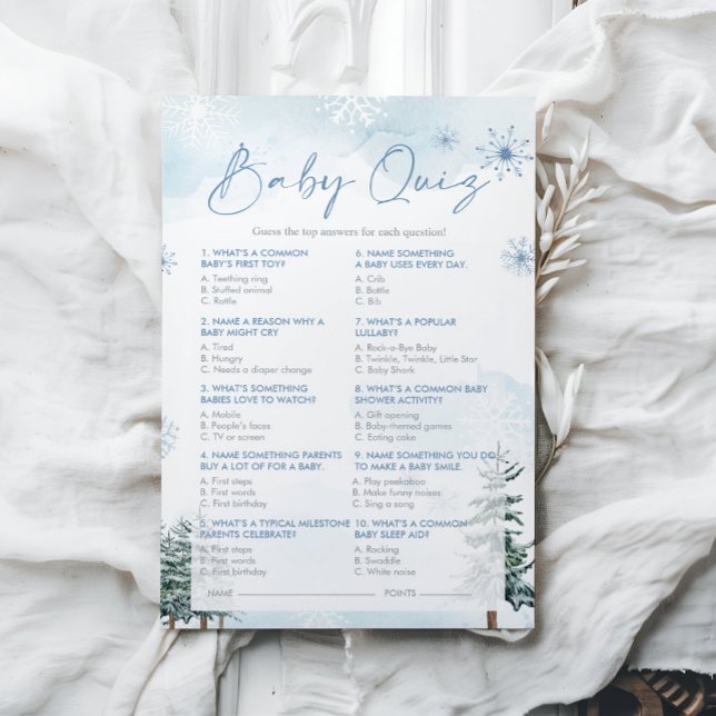 ベビークイズ赤ちゃんシャワーゲーム (クリエイターアップロード済み)