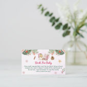 ベビークッキーの予約サンタパーティー エンクロージャーカード (スタンド正面)