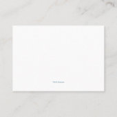 ベビークッキーモンスターブックリクエストの挿入 プレイスカード (裏面)