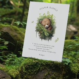 ベビークマおむつラッフルサイン赤ちゃんシャワー 台座サイン