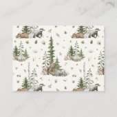 ベビークマ男女兼用ウッドランドシャワー エンクロージャーカード (裏面)