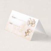 ベビークマ赤ちゃんシャワーテーブルカード (裏面)