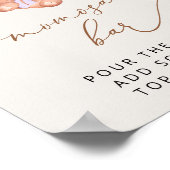 ベビークマ，かわいいクマ，紫色の風船，桃佐バー ポスター (角)