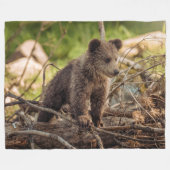 ベビークマ フリースブランケット (正面(横))