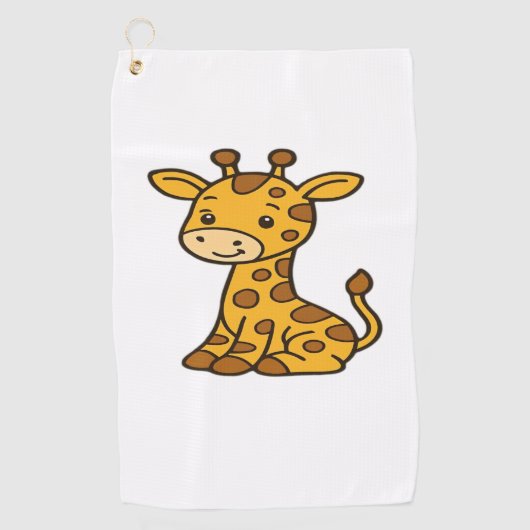 ベビークラシックキリンTシャツ ゴルフタオル (正面)