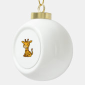ベビークラシックキリンTシャツ セラミックボールオーナメント (右)
