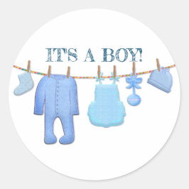 ベビークラシックラウンドステッカー ラウンドシール