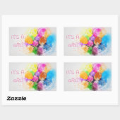 ベビークラシックラウンドステッカー 長方形シール (シート)