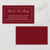 ベビークラシック用ミニマル赤本 エンクロージャーカード (正面/裏面)