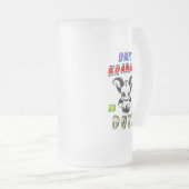 ベビークランパスズ勤務中 フロストグラスビールジョッキ (正面右)