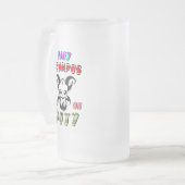 ベビークランパスズ勤務中 フロストグラスビールジョッキ (正面左)