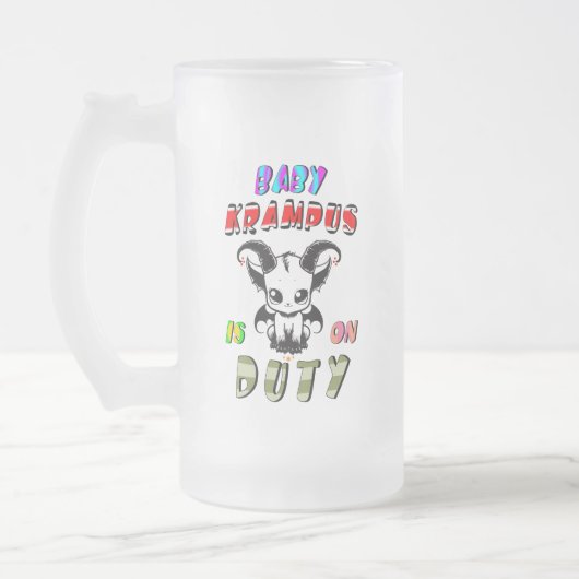 ベビークランパスズ勤務中 フロストグラスビールジョッキ (左)