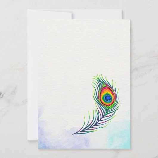 ベビークリシュナ命名南華蘭クレードル式 招待状 (裏面)