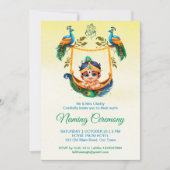 ベビークリシュナ命名南華蘭クレードル式 招待状 (正面)