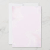 ベビークリスマスの外で寒い赤ちゃんシャワーInvite 招待状 (裏面)