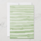 ベビークリスマスの赤ちゃんシャワー外は寒い 招待状 (裏面)