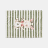 ベビークリスマスキャラクターフリースブランケット フリースブランケット (正面(横))