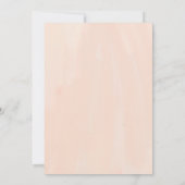 ベビークリスマスツリー外で冷たいベビーシャワー 招待状 (裏面)