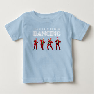 ベビークリスマストランプ踊りTシャツ ベビーTシャツ
