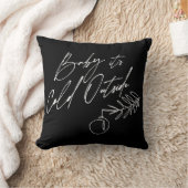 ベビークリスマス休暇の外は寒い クッション (ブランケット)