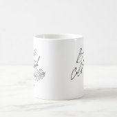 ベビークリスマス休暇の外は寒い コーヒーマグカップ (中央)