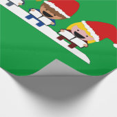 ベビークリスマス合唱団 ラッピングペーパー (角)