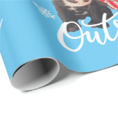 ベビークリスマス外は寒いフレンチブル犬T- ラッピングペーパー (ロールコーナー)