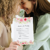 ベビークリブフラワーベビーシャワーベビー予測 招待状